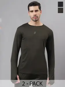 ATICX Men Pack OF 2 Slim Fit T-shirt