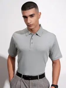 HIGHLANDER Regular Fit Polo Collar T-shirt