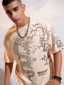 HIGHLANDER Men Graphic Printed Relaxed Fit Tshirt