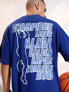 HIGHLANDER Men Typography Oversized Tshirt