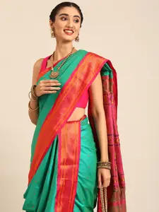 Varkala Silk Sarees Ethnic Motifs Zari Nauvari Paithani Saree
