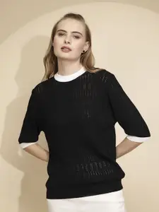 Global Republic Women Three-Quarter Sleeves Top