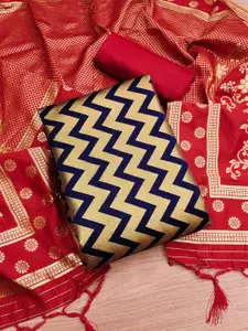 Ishin Woven Design Unstitched Dress Material