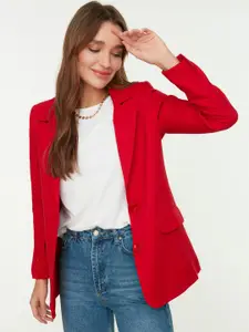 Trendyol Notched Lapel Collar Single-Breasted Blazer