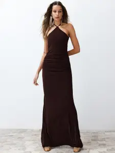 Trendyol Women Halter Neck Maxi Dress