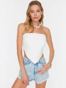 Trendyol Women Printed Denim Shorts