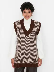 Trendyol Striped Sweater Vest