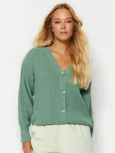 Trendyol Ribbed Cardigan Sweater