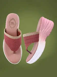 madam glorious Open Toe Wedge Heels