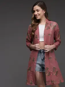 TANDUL Printed Longline Shrug