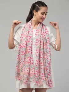 J Style Floral Printed Scarf