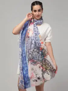J Style Women Paisley Printed Scarf