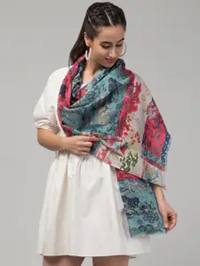 J Style Women Printed Pure Cotton Scarf