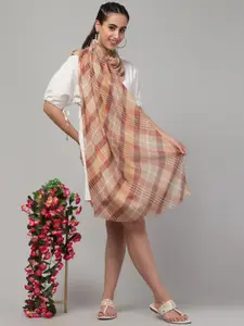 J Style Women Checked Scarf