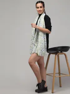 J Style Floral Printed Scarf
