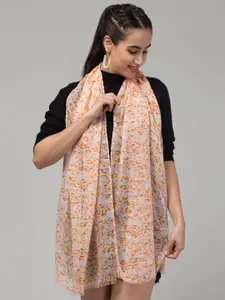 J Style Abstract Printed Scarf