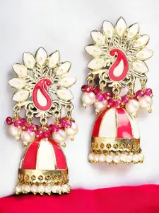 Anouk Floral Jhumkas Earrings