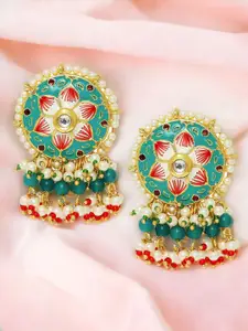 Anouk Floral Jhumkas Earrings