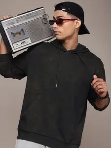 The Roadster Life Co. Hooded Relaxed Fit Pure Cotton Sweatshirt