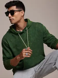 The Roadster Life Co. Hooded Relaxed Fit Pure Cotton Sweatshirt