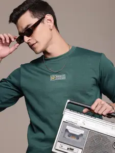 The Roadster Life Co. Brand Logo Printed Pullover Sweatshirt