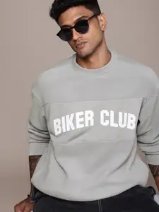 The Roadster Life Co. Typography Printed Sweatshirt