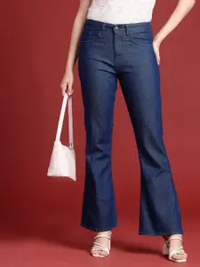 all about you Women Slim Bootcut High-Rise Stretchable Jeans