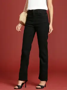 all about you Women Straight Fit High-Rise Stretchable Jeans