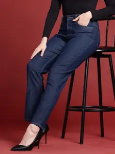 all about you Women Straight Fit High-Rise Stretchable Jeans