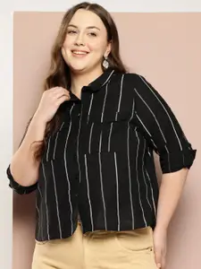 Sztori Opaque Striped Casual Shirt