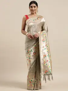 LeeliPeeri Designer Woven Design Zari Kanjeevaram Saree