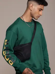 The Roadster Life Co. Brand Logo Printed Relaxed Fit Sweatshirt