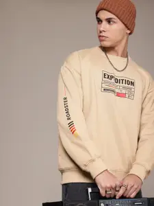 The Roadster Life Co. Typography Printed Relaxed Fit Sweatshirt