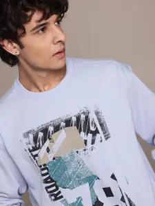 The Roadster Lifestyle Co. Printed Relaxed Sweatshirt