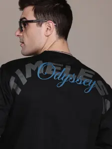 The Roadster Lifestyle Co. Men Printed Relaxed Fit Sweatshirt