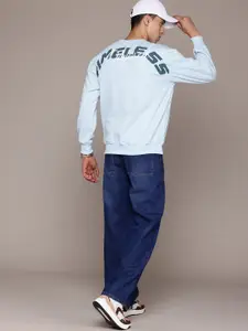 The Roadster Lifestyle Co. Printed Relaxed Fit Sweatshirt