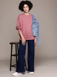 The Roadster Lifestyle Co. Long-Sleeves Longline Pullover