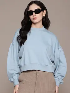 The Roadster Lifestyle Co. Women Solid Sweatshirt