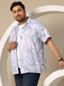 Sztori Plus Size Printed Casual Shirt