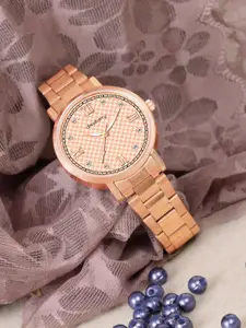 DressBerry Women Dial & Bracelet Style Straps Analogue and Digital Watch HOBDB-233-RG