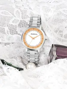 DressBerry White Women Embellished Dial & Analogue Watch HOBDB-246-WH