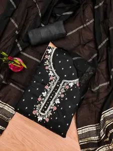 Panzora Embellished Unstitched Dress Material