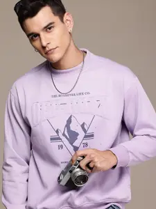 The Roadster Life Co. Graphic Printed Relaxed Fit Sweatshirts