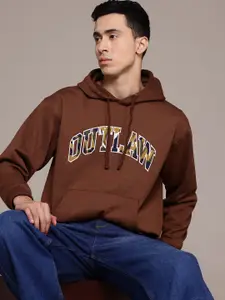 The Roadster Lifestyle Co. Applique Hooded Relaxed Sweatshirt