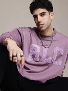 The Roadster Life Co. Self Typography Relaxed Fit Pullover Sweatshirt