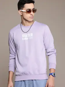 The Roadster Life Co. Typography Printed Sweatshirt