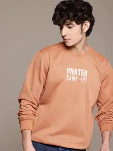 The Roadster Life Co. Typography Printed Relaxed Fit Sweatshirt