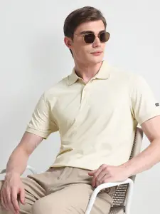 Arrow Sport Men Polo Collar Pockets T-shirt