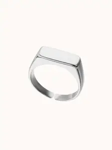 HighSpark Men 92.5 Sterling Silver Adjustable Finger Ring