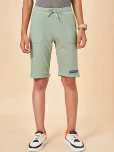 Coolsters by Pantaloons Boys Self Design Mid-Rise Cotton Shorts